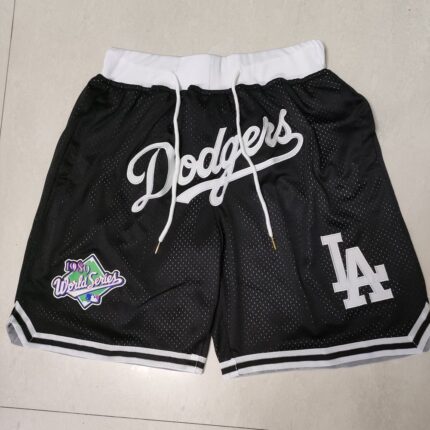 Los Angeles Dodgers Black Shorts