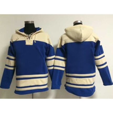 Blue Jays Blank Blue Sawyer Hooded Sweatshirt MLB Hoodie