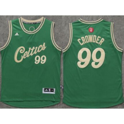 Celtics #99 Jae Crowder Green 2015-2016 Christmas Day Stitched NBA Jersey