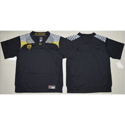 Ducks Blank Black Stitched NCAA Jersey