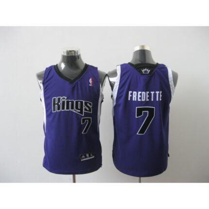 Kings #7 Jimmer Fredette Purple Stitched Youth NBA Jersey