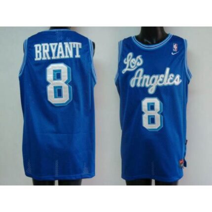 Lakers #8 Kobe Bryant Stitched Blue NBA Jersey