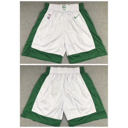 Men's Boston Celtics White Shorts (Run Small)