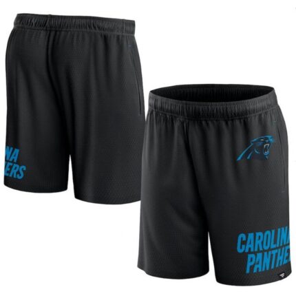 Men's Carolina Panthers Black Shorts