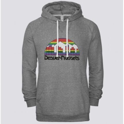 Men's Denver Nuggets Gray Pullover Hoodie