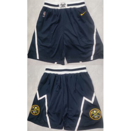 Men's Denver Nuggets Navy Shorts (Run Small)