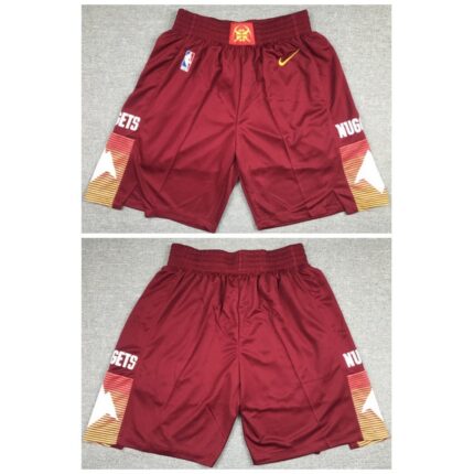 Men's Denver Nuggets Red Shorts (Run Small)