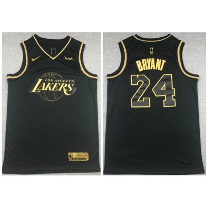 Men's Los Angeles Lakers #24 Kobe Bryant Black Stitched Jersey