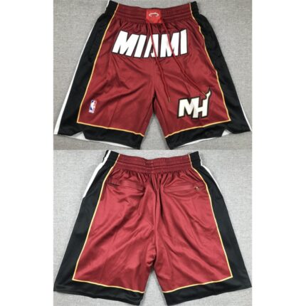 Men's Miami Heat Red Shorts (Run Small)