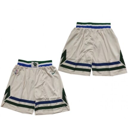 Men's Milwaukee Bucks Cream Shorts (Run Small)
