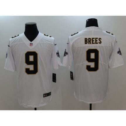 Men's New Orleans Saints #9 Drew Brees Nike White Vapor Untouchable Limited Stitched NFL Jersey