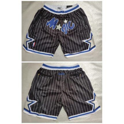 Men's Orlando Magic Black Swingman Shorts( Run Small)
