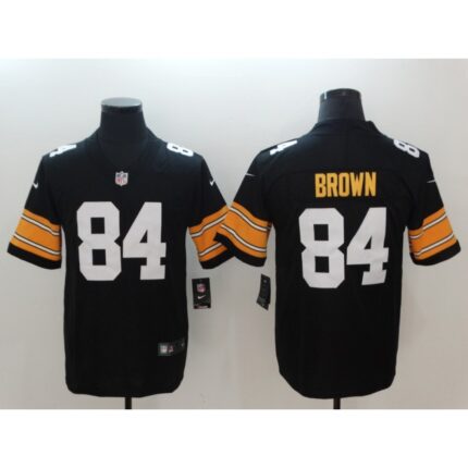 Men's Pittsburgh Steelers #84 Antonio Brown Black 2018 Vapor Untouchable Limited Stitched NFL Jersey