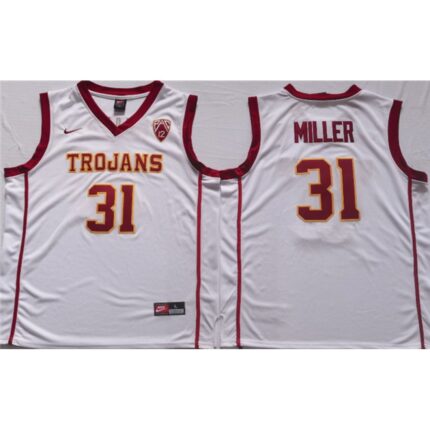Men's USC Trojans #31 Cheryl Miller White Stitched Jersey