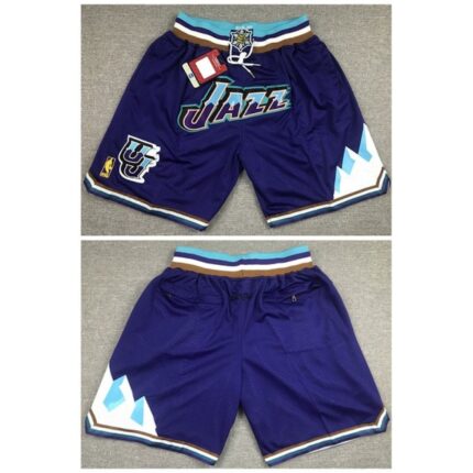 Men's Utah Jazz Purple Shorts (Run Small)