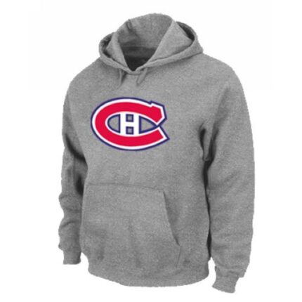 NHL Montreal Canadiens Big & Tall Logo Pullover Hoodie Grey