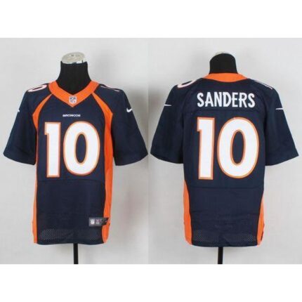 Nike Broncos #10 Emmanuel Sanders Navy Blue Alternate Men's Stitched NFL New Elite Jersey