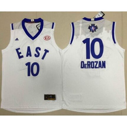 Raptors #10 DeMar DeRozan White 2016 All Star Stitched NBA Jersey