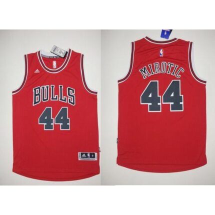Revolution 30 Bulls #44 Nikola Mirotic Red Stitched NBA Jersey