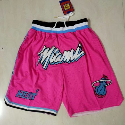 Miami Heat Pink Shorts