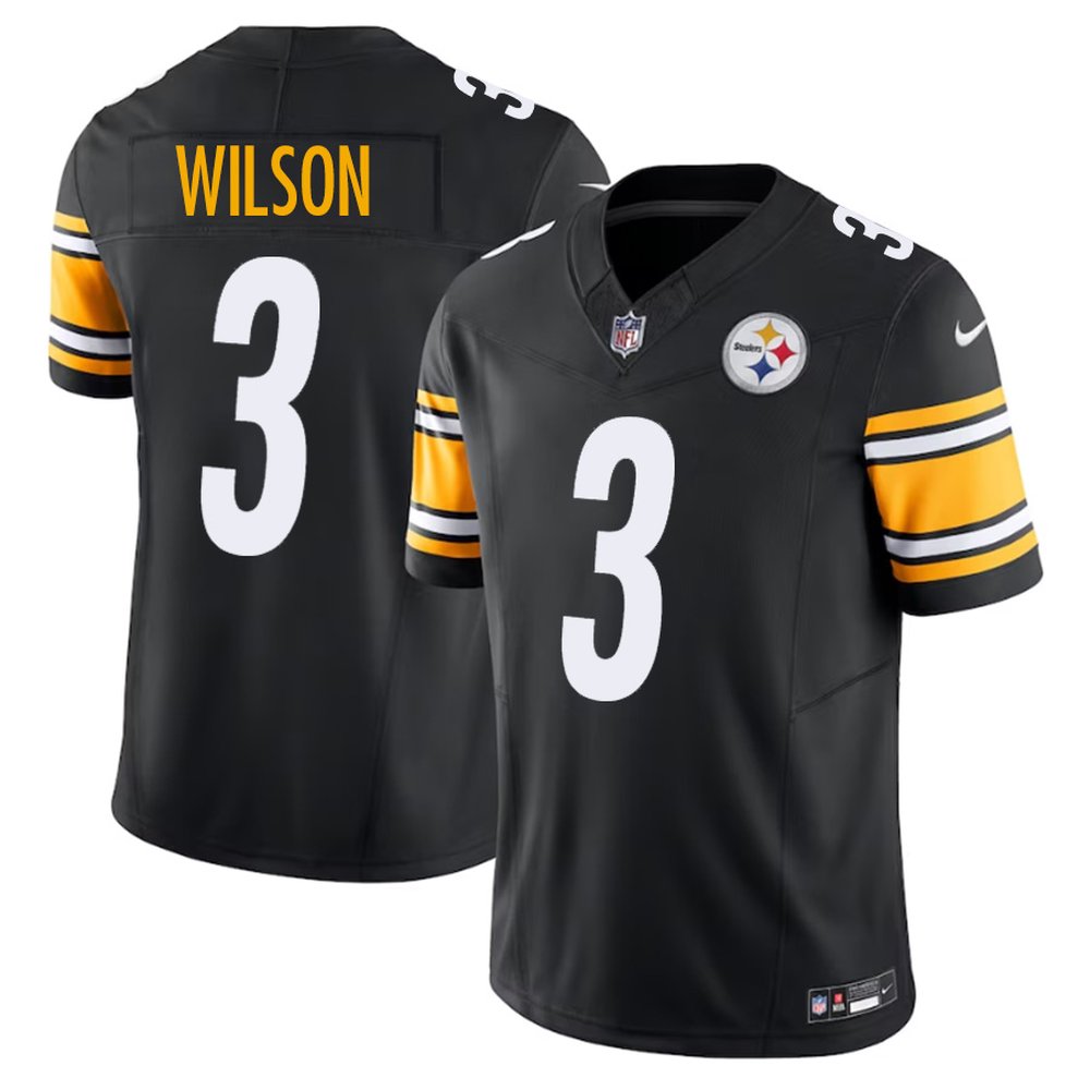 Youth_Pittsburgh_Steelers_3_WILSON_Pickett_Black_2023_FUSE_Vapor_Untouchable_Limited_Jersey_12l3u