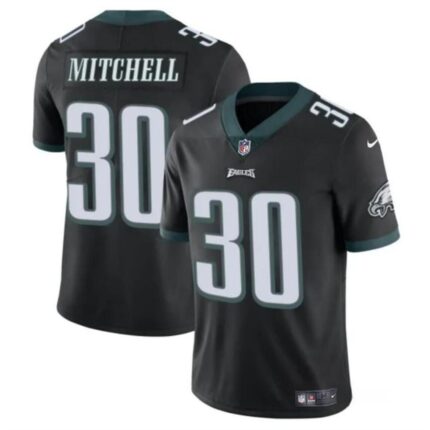 Youth Philadelphia Eagles #30 Quinyon Mitchell Black 2024 Draft  Vapor Untouchable Limited Stitched Football Jersey