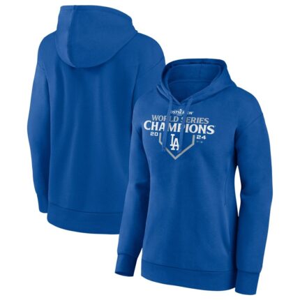 Women's Los Angeles Dodgers  Royal 2024 World Series Champions Hoodie