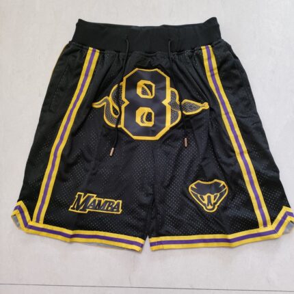 Los Angeles Lakers Black Shorts