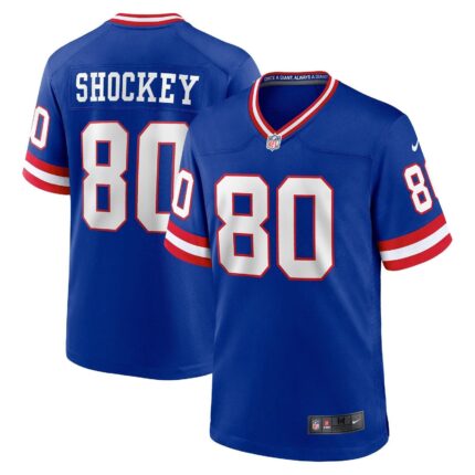 Jeremy Shockey New York Giants Nike Classic Retired Game Jersey - Royal