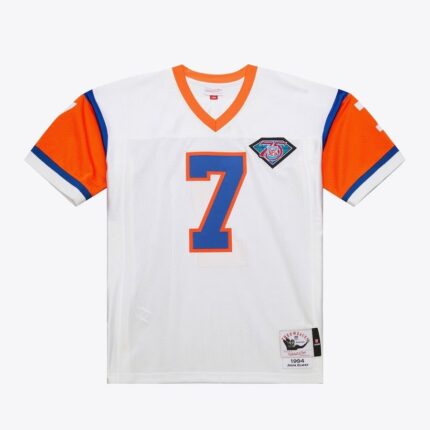 Men's John Elway White Denver Broncos 1994 Jersey
