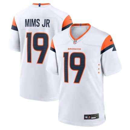 Marvin Mims Jr Denver Broncos Nike Game Jersey - White