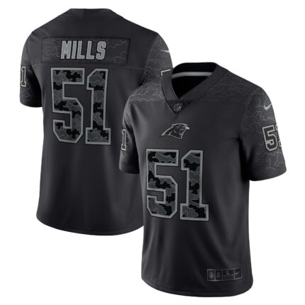 Sam Mills Carolina Panthers Nike Retired RFLCTV Limited Jersey - Black
