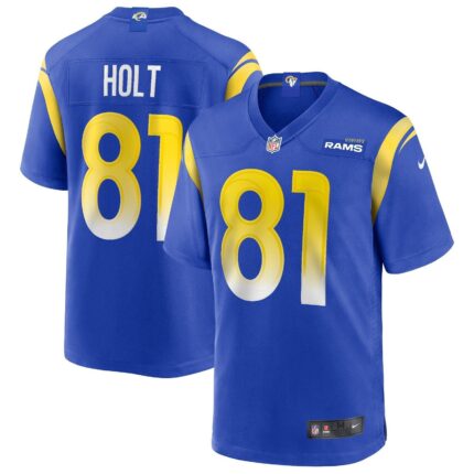 Torry Holt Los Angeles Rams Nike Game Retired Jersey - Royal