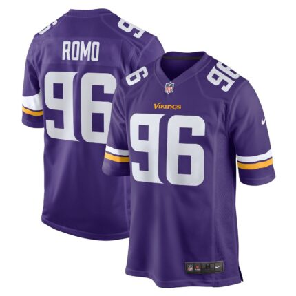 John Parker Romo Minnesota Vikings Nike Game Jersey - Purple