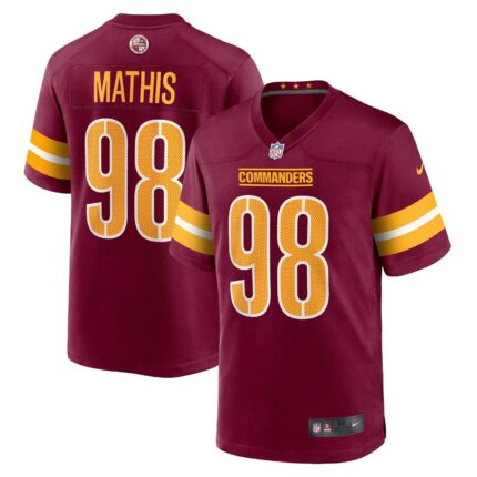 Phidarian Mathis Washington Commanders Nike Game Jersey - Burgundy