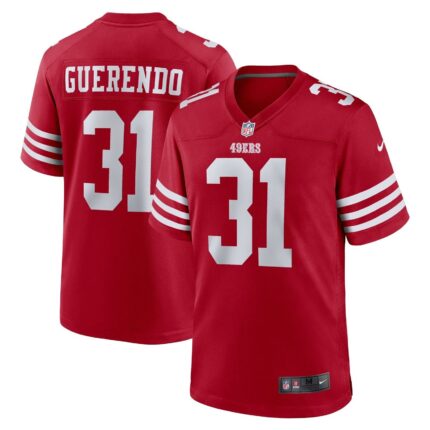 Isaac Guerendo San Francisco 49ers Nike Game Jersey - Scarlet