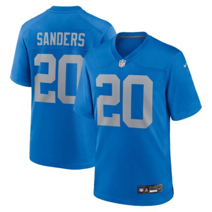 Barry Sanders Detroit Lions Nike Alternate Game Jersey - Blue