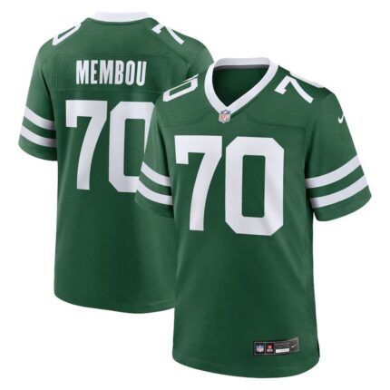 Men's New York Jets Armand Membou Nike Legacy 2025 NFL Draft First Round Pick Game Jersey