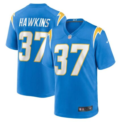 Jaylinn Hawkins Los Angeles Chargers Nike Game Jersey - Powder Blue