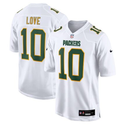 Jordan Love Green Bay Packers Nike Fashion Game Jersey - White