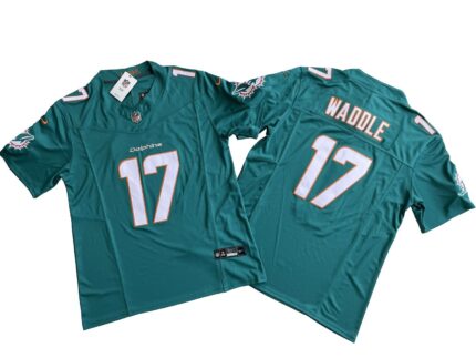 Miami Dolphins 17# Jaylen Waddle Nike Vapor F.U.S.E. Limited Jersey
