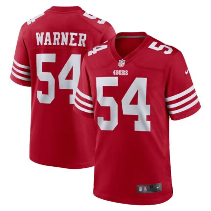 Fred Warner San Francisco 49ers Nike Game Jersey - Scarlet