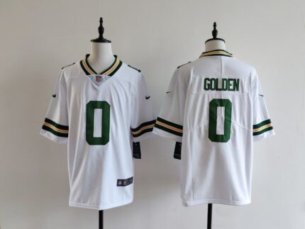 Men's Green Bay Packers Matthew Golden Nike Jersey - White