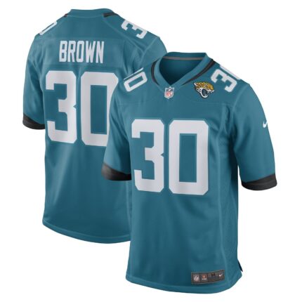 Montaric Brown Jacksonville Jaguars Nike Game Jersey - Teal