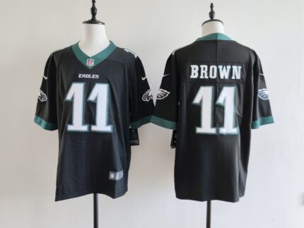 Men's Philadelphia Eagles A.J. Brown Nike Jersey-Black