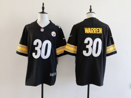 Men's Pittsburgh Steelers Jaylen Warren Nike Jersey - Black