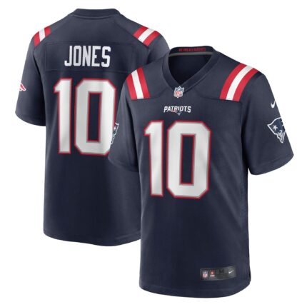 Mac Jones New England Patriots Nike Game Jersey - Navy
