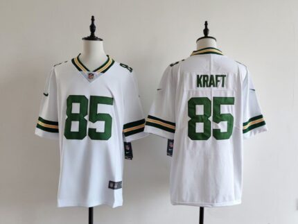 Men's Green Bay Packers Tucker Kraft Nike Jersey - White