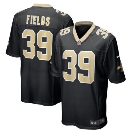 DaMarcus Fields New Orleans Saints Nike Game Jersey - Black