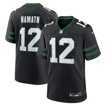 Joe Namath New York Jets Nike Alternate Retired Game Jersey - Legacy Black